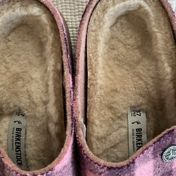 New Birkenstock✨Zermatt Shearling Slipper - Dark Berry - Picture 5 of 5